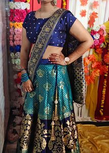 Lehenga - Fully stitched with bangles