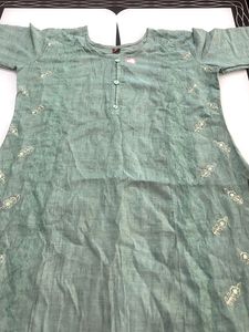 Single Kurthi Sea Green