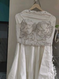 Elegant White Dress 🤍