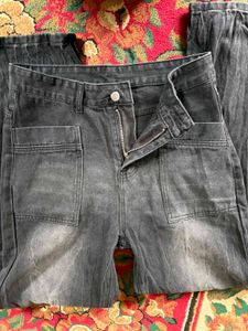 y2k Washed Black Jeans