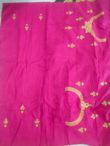 Diwali special Embroidered Teal Green Saree