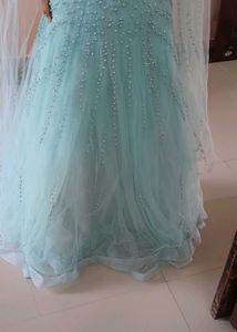 Stunning Mint Green Sequin Gown