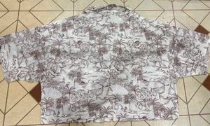 Chic Printed Button-Down Shirt