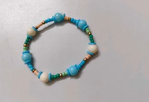 Set of 2 Beaded Bracelets (small and big)