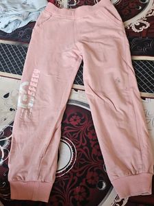 Pink Casual Pants