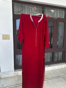 Elegant maroon Kurta Set