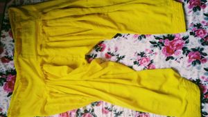 🎊Yellow Embellished Kurta set