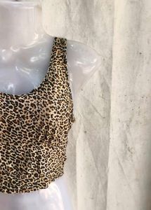 Leopard Print Crop Top