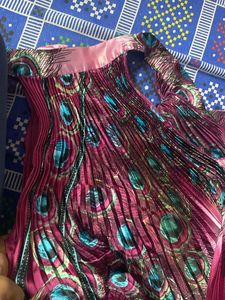 Peacock Print Maxi Top