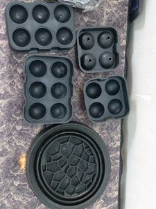 Spherical Molds Set of 5 ice bowl n ball moul