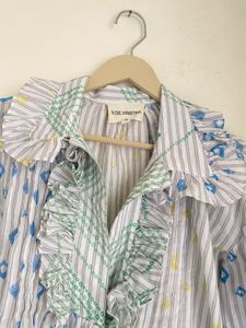Unique Striped &amp; Patterned Blouse