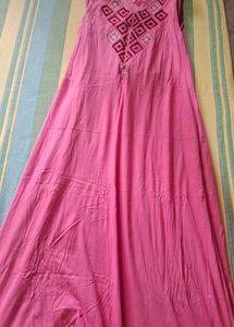 Embroidered Pink Top