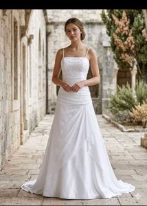 Elegant White Bridal Gown