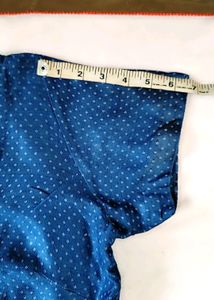 🥳 Aligent Blue Colour Blouse Front Open 🎉