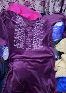 New Velvet Kurti