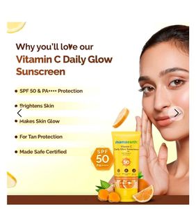 Mamaearth Vitamin C Daily Glow Sunscreen SPF 50