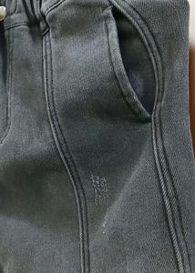 Black Wash warm Denim Jeans