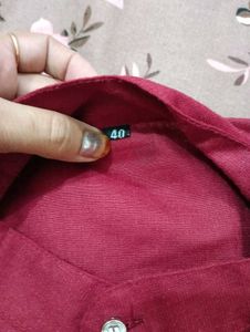 Men's Maroon Kurta🆕