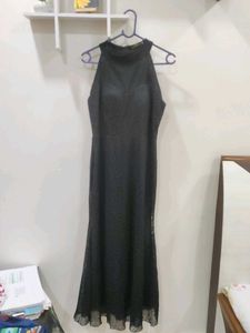 Black Long Mermaid Maxi Dress