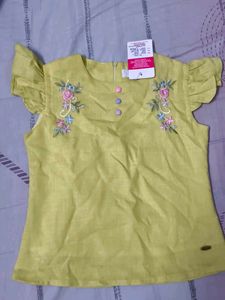 Pretty Peach Kids Top