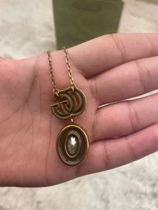NEWGucci GG Crystal Drop Earrings &amp; Necklace Set