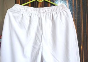 Unisex Comfortable white joggers