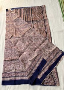 Vintage Silk Print Saree