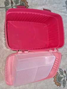 Pink Makeup Organizer Box
