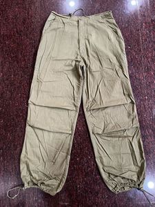 Olive parachute Pants