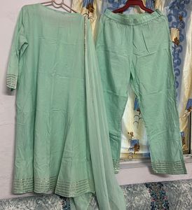 Pink Almirah 💙Pure Cotton Kurta Set