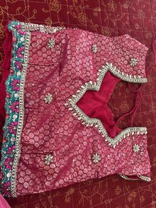 bridal pink lehenga