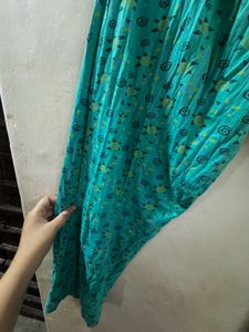Teal Printed Palazzos