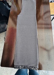 Checkered Wide Leg Pants
