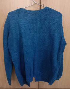 Navy blue knitted cardigan for women or girls