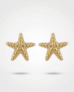 18K Gold Plated Anti Tarnish Starfish Earrings