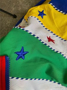 Retro 80s Colorblock Track Jacket