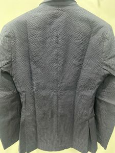 Men's Navy Textured Blazer