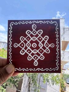 Traditional Indian Rangoli Artwork
