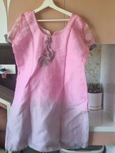 4XL Embroidery Beautiful Cotton Straight Kurti 😍