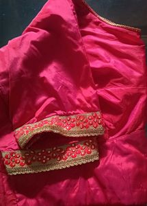 Beautiful red Embroidered Blouse