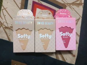 Swiss Beauty Softy Highlighter &amp; Blush Set