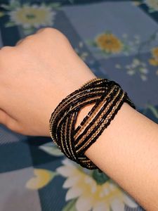 Black And Gold Bracelet