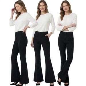 Classic Black Flare Trousers