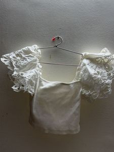 Chic White Puff Sleeve Top