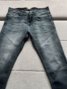 Men's Grey Slim Fit Jeans