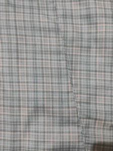 Light Blue Checkered Sleeveless Dress
