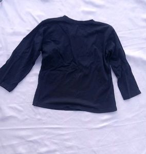 Black Long Sleeve Graphic Tee