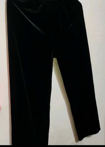 Black Silk Legging Plazo For 32 Waist