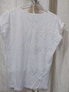 White Graphic Tee 'I Do What