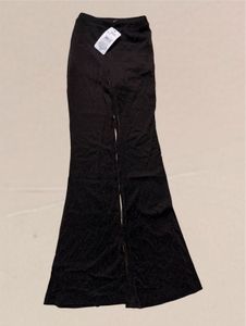 Sparkly Sheer Flared Pants